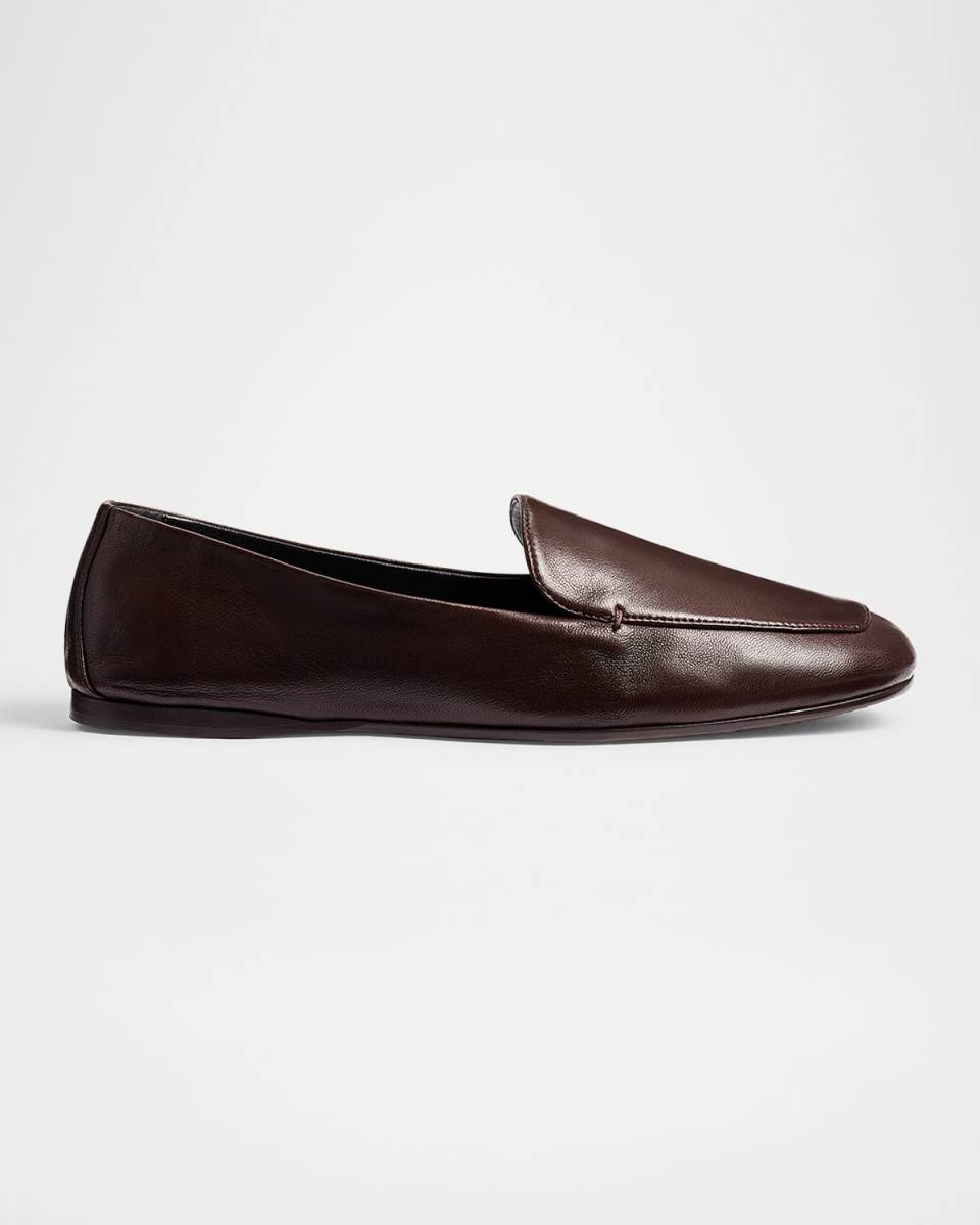 Monroe Leather Ballerina Loafers